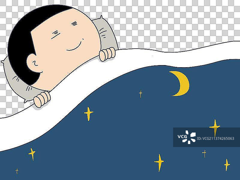 元素：睡眠的人物图片素材
