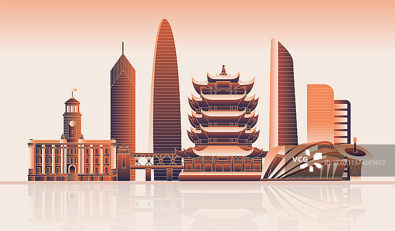 武汉地标建筑图片素材