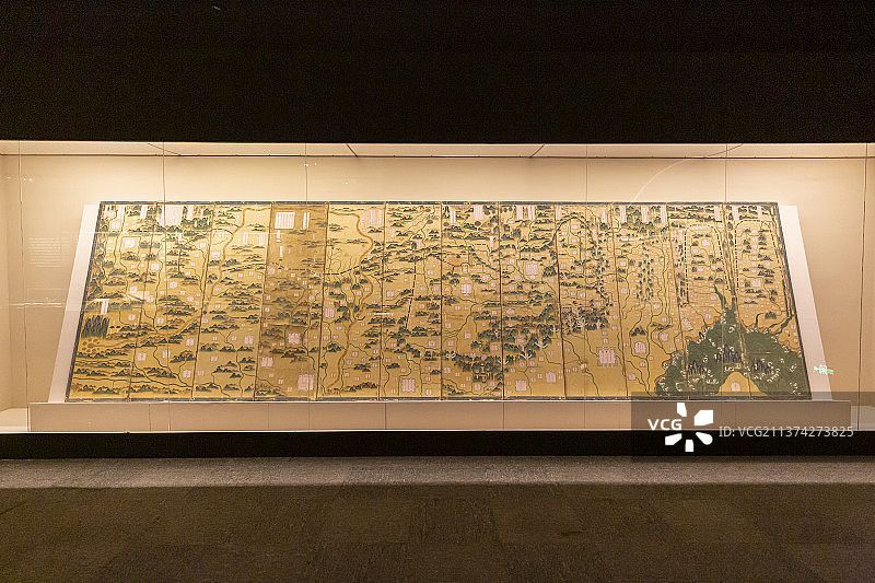 《九边图》屏（明代，中国国家博物馆藏）图片素材