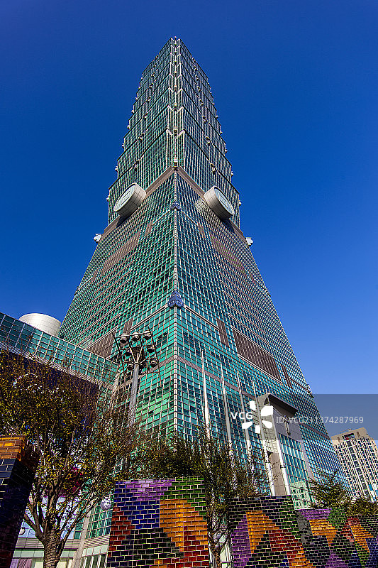 台北101大楼图片素材