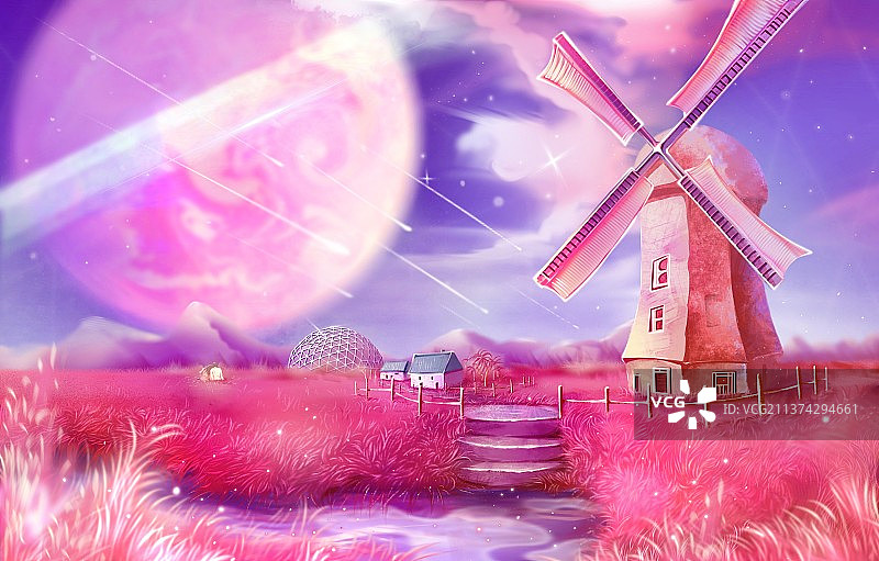 浪漫风景图片素材