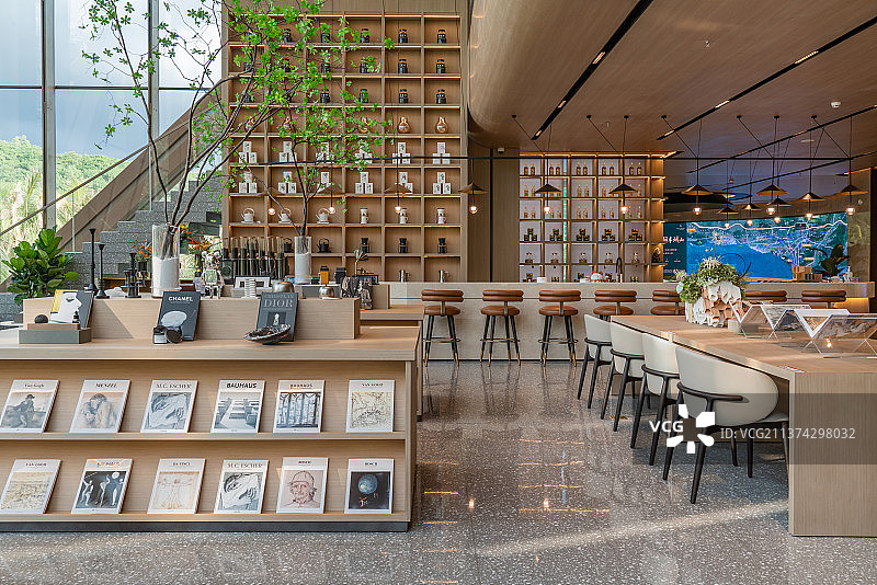 大堂、大厅、会客厅、吧台、宽敞、明亮、商务、咖啡厅、图片素材