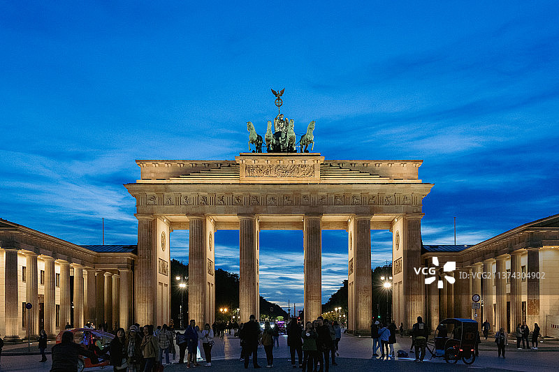 勃兰登堡门图片素材