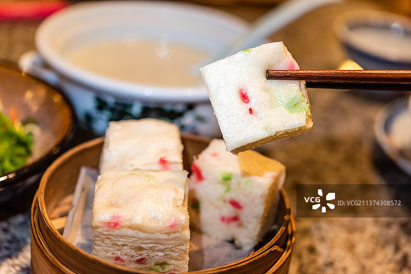 中国江苏南京小吃千层油糕图片素材