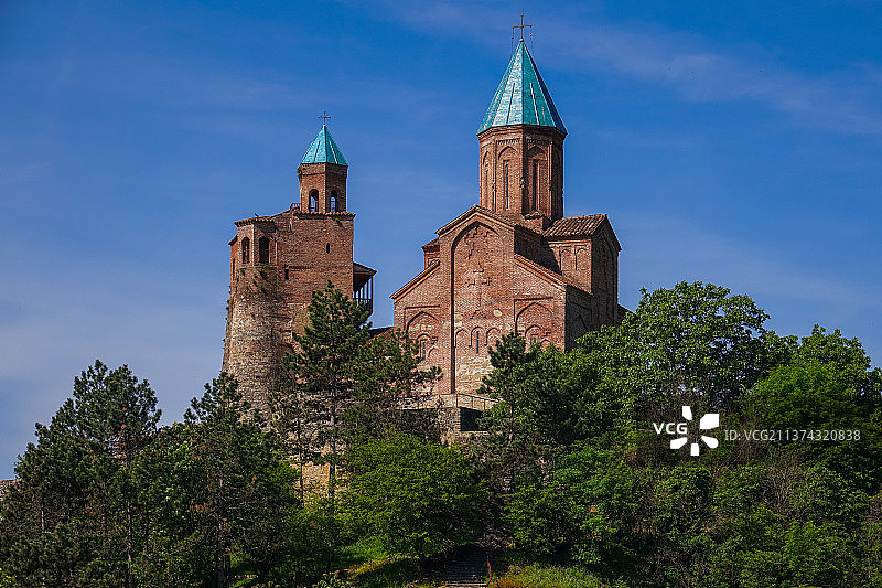 格鲁吉亚东正教教堂古建筑图片素材