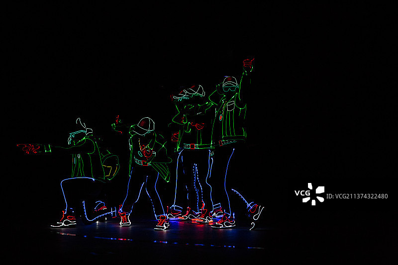 荧光舞图片素材