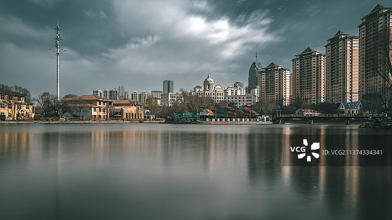 人民公园 东湖一角图片素材