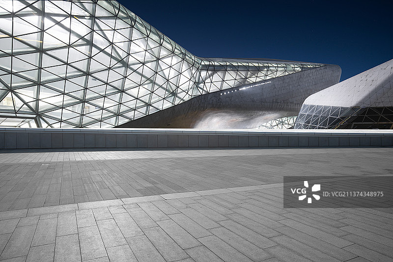 广州大剧院夜景图片素材