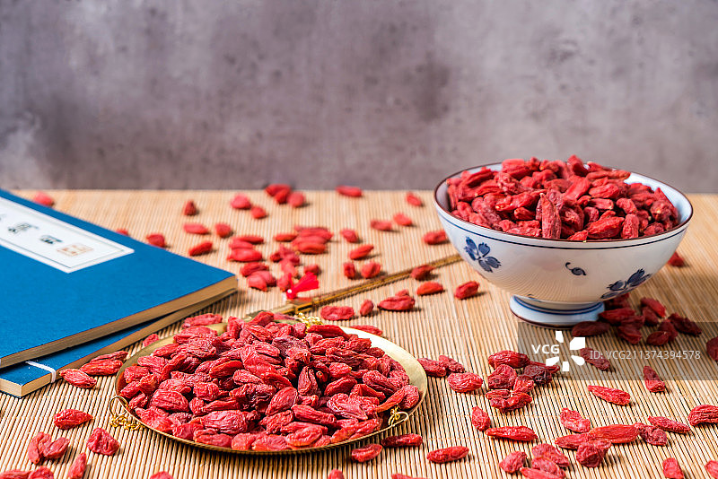 健康养生保健食物宁夏枸杞图片素材