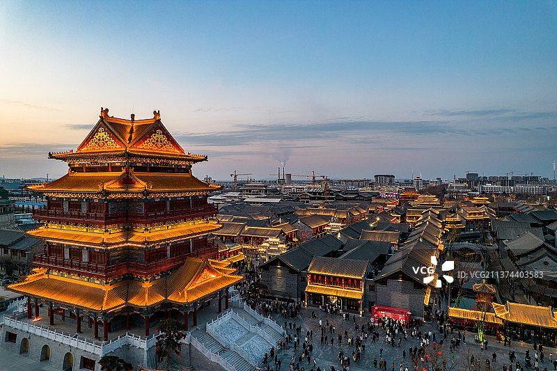 莒国古城文昌阁图片素材