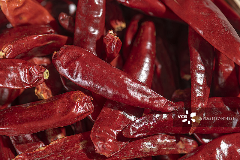 干红辣椒特写图片素材