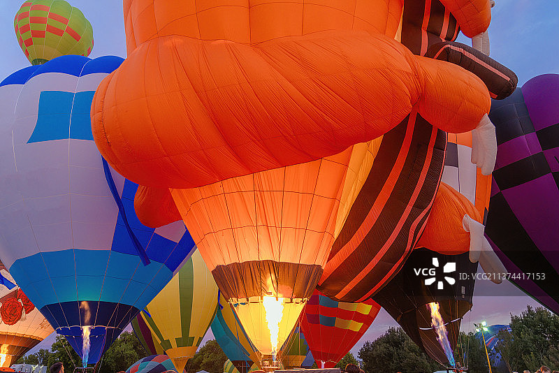 热气球特写图片素材