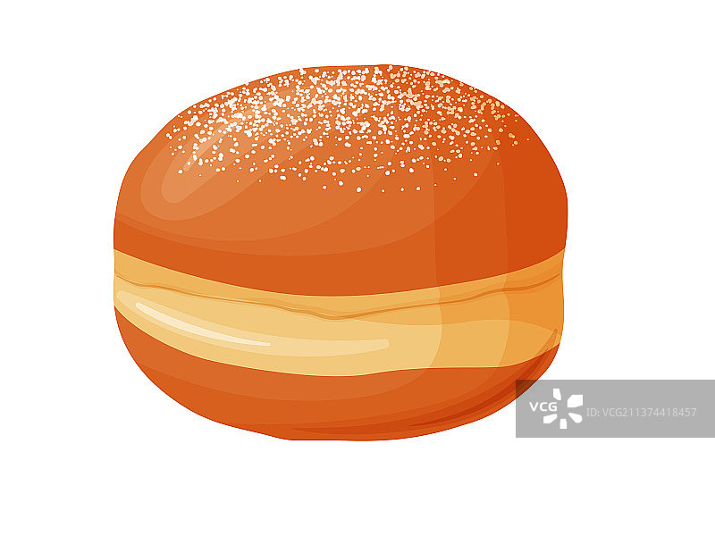 波兰传统果酱甜甜圈图片素材