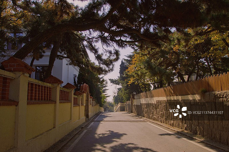 青岛八大关风景区掠影图片素材