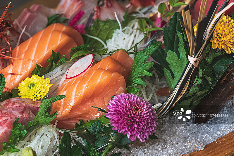 日料拼盘图片素材