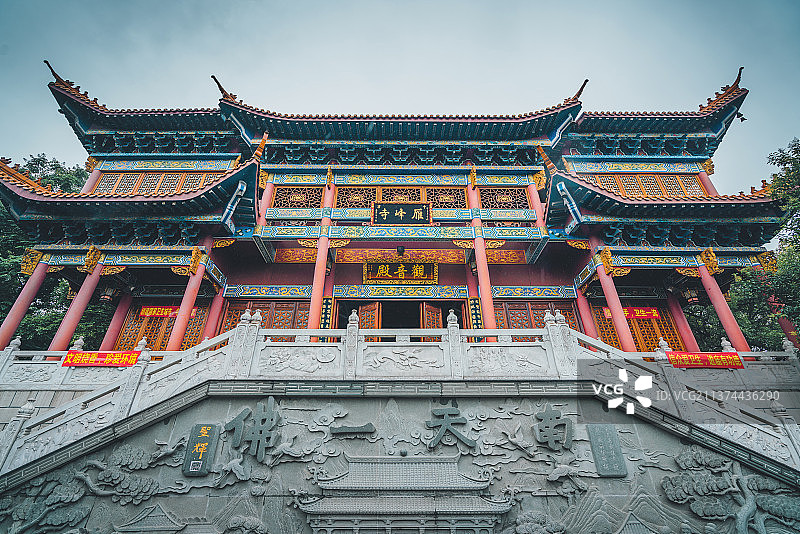 雁峰寺+湖南省衡阳市雁峰区回雁峰景区图片素材