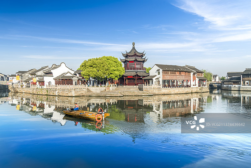 苏州山塘古镇图片素材