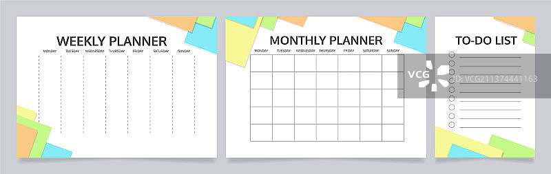 工作负载管理工作表示例设计模板集图片素材