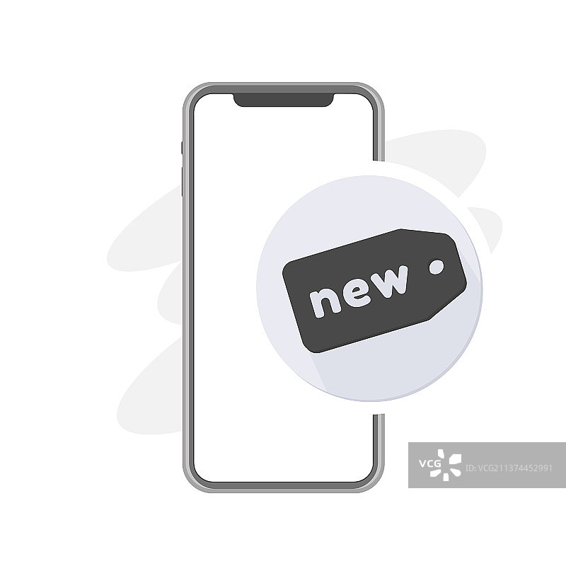 全新iPhone商品标签购物图片素材