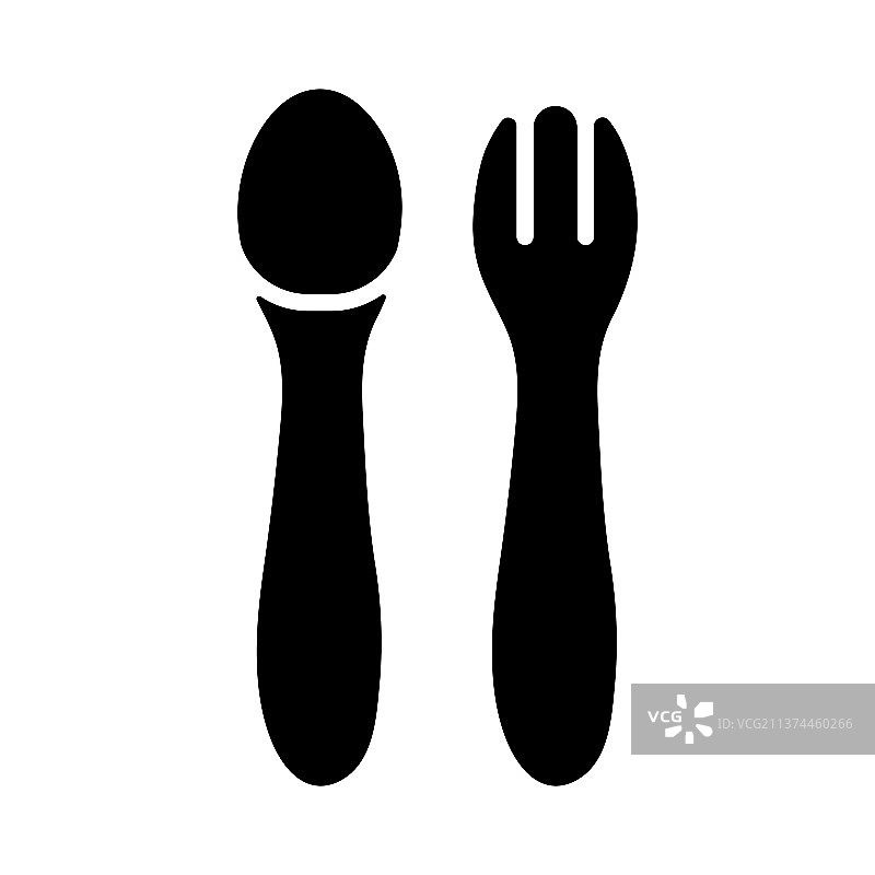 婴儿餐具符号图标图片素材