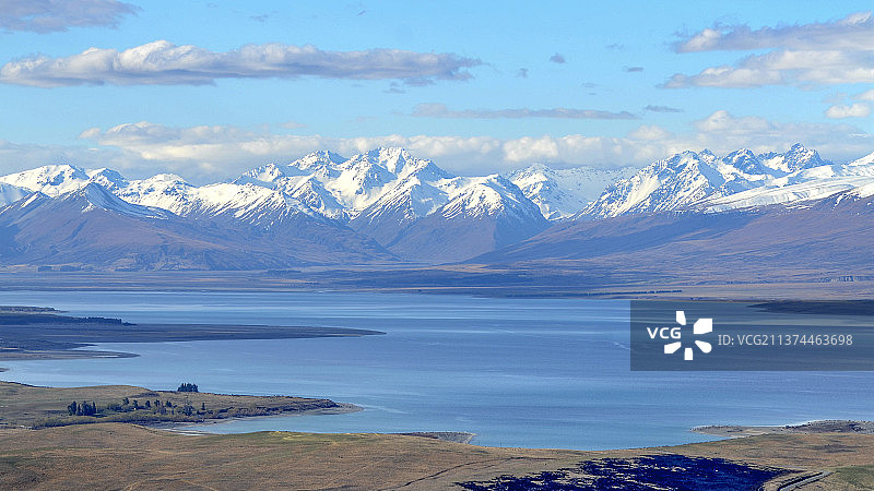 新西兰瓦纳塔湖图片素材