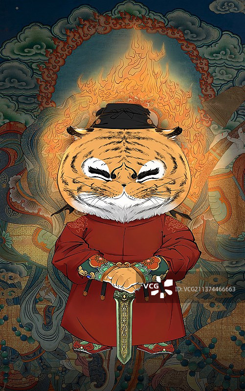 寅虎战神-1图片素材