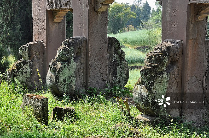重庆大足唐氏节孝坊图片素材