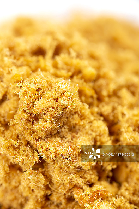 佐餐小吃一盘肉松特写图片素材