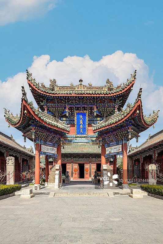 中国河南开封山陕甘会馆图片素材