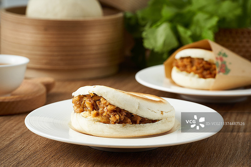 陕西肉夹馍图片素材