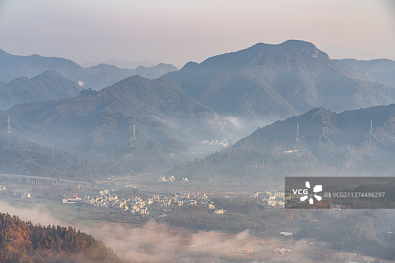 安徽省黄山市齐云山风光图片素材