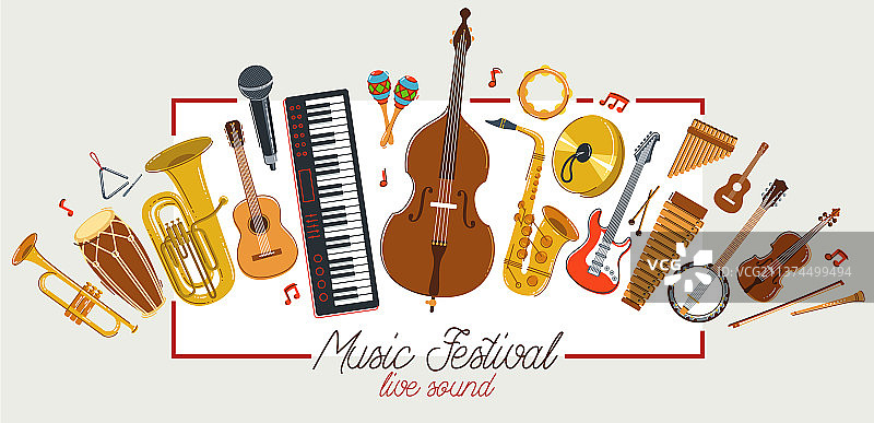 管弦乐队乐器海报图片素材