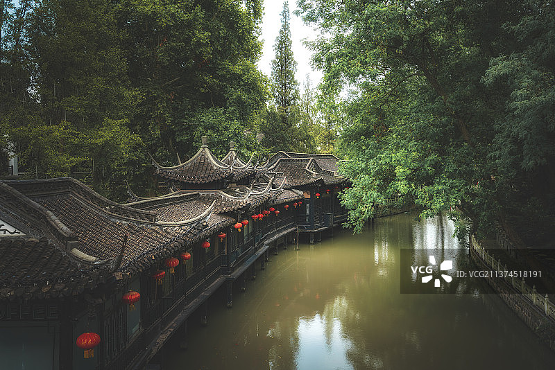 外城河+江苏省扬州市刊江区外城河图片素材