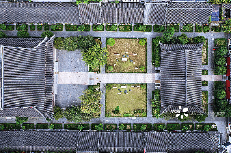 俯瞰天宁寺+江苏省扬州市刊江区天宁寺图片素材