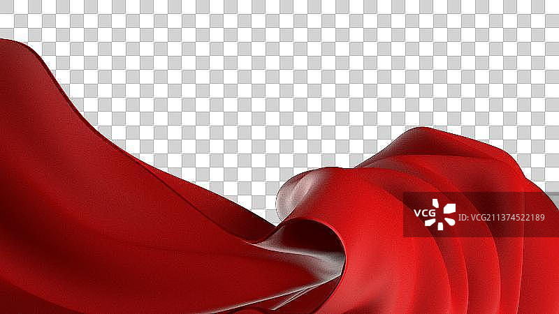 红色丝带图片素材