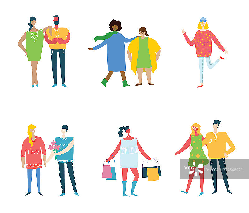 表演各种活动的人物角色合集图片素材