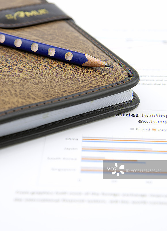 笔记本,图表,铅笔图片素材