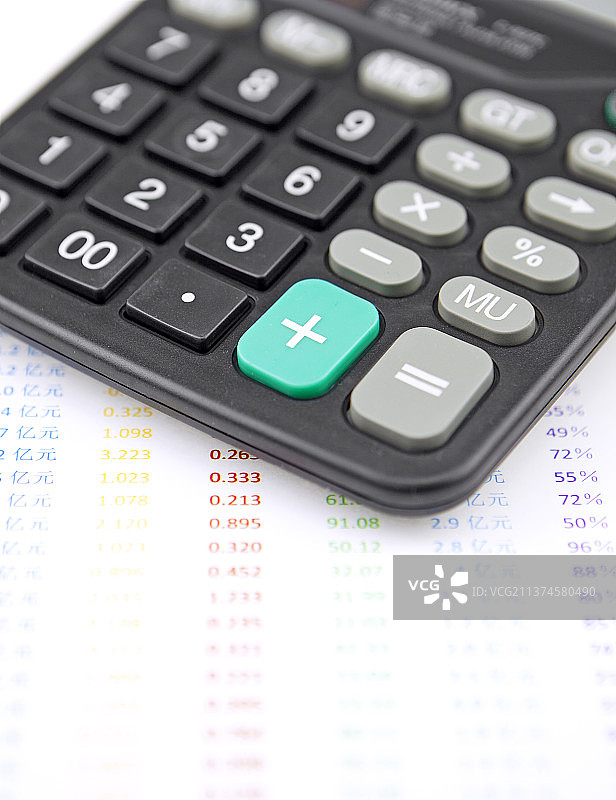 计算器，图表图片素材