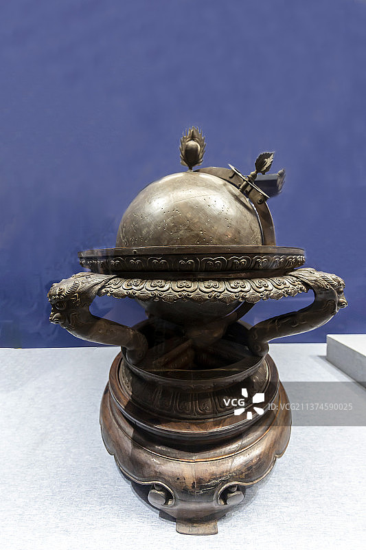 天球仪【清康熙十三年（1674）制，中国国家博物馆藏】图片素材