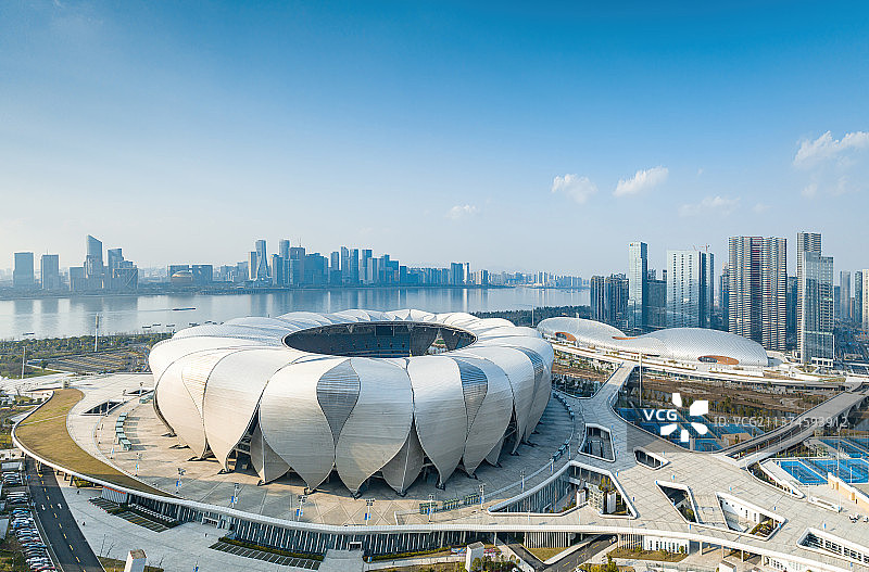 杭州钱江新城奥体中心图片素材