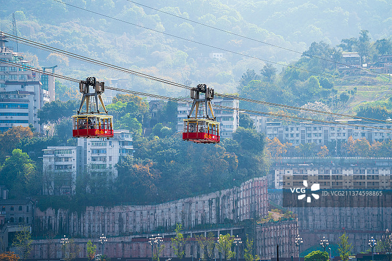 重庆长江索道图片素材