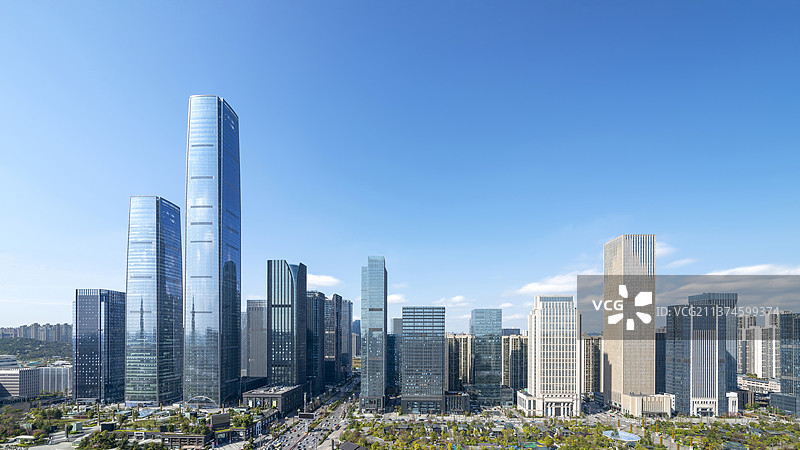 贵阳金融城全景图片素材