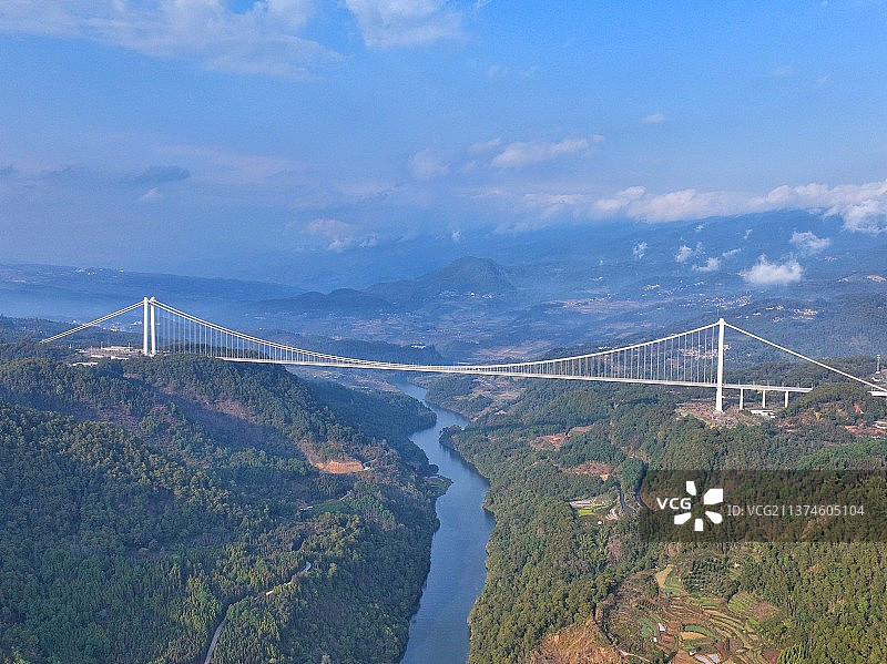 云南保山腾冲龙江大桥图片素材