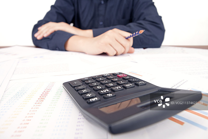 工作的会计人员图片素材