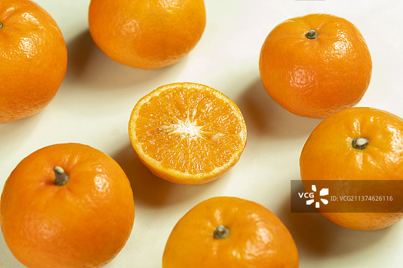 新鲜的水果沃柑特写图片素材