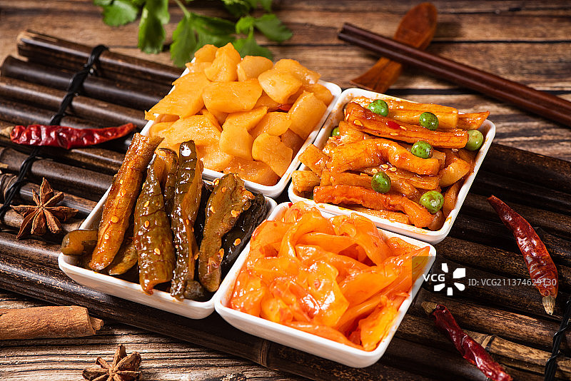 各式咸菜榨菜图片素材