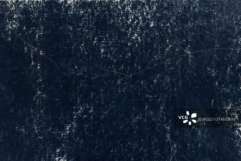深蓝色重度划痕表面背景图片素材