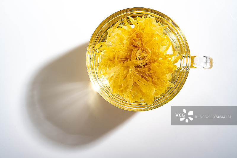 金丝皇菊菊花茶图片素材