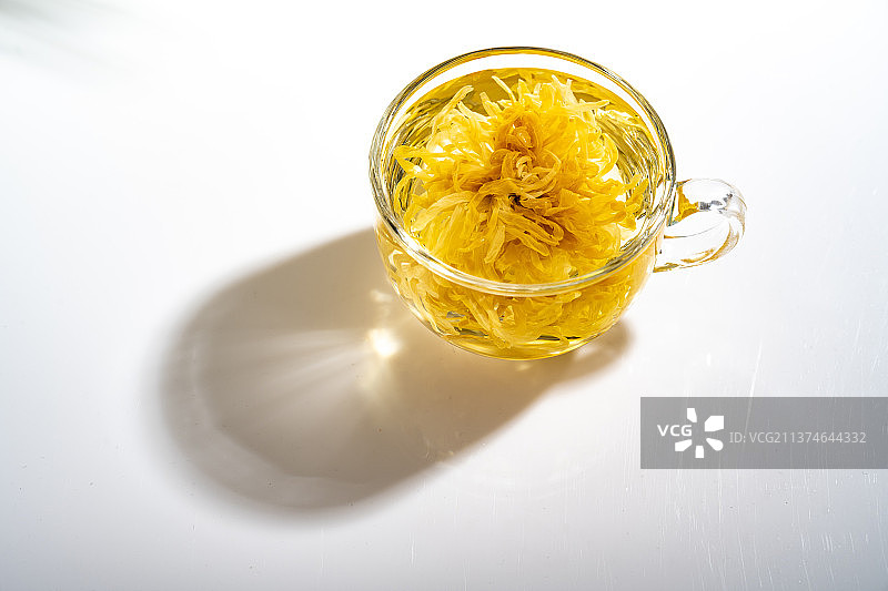 金丝皇菊菊花茶图片素材