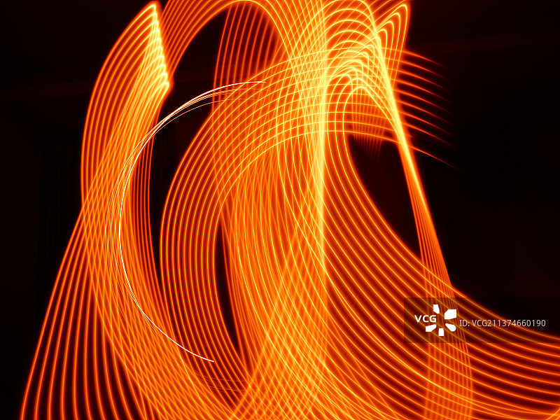 暖色光绘图片素材